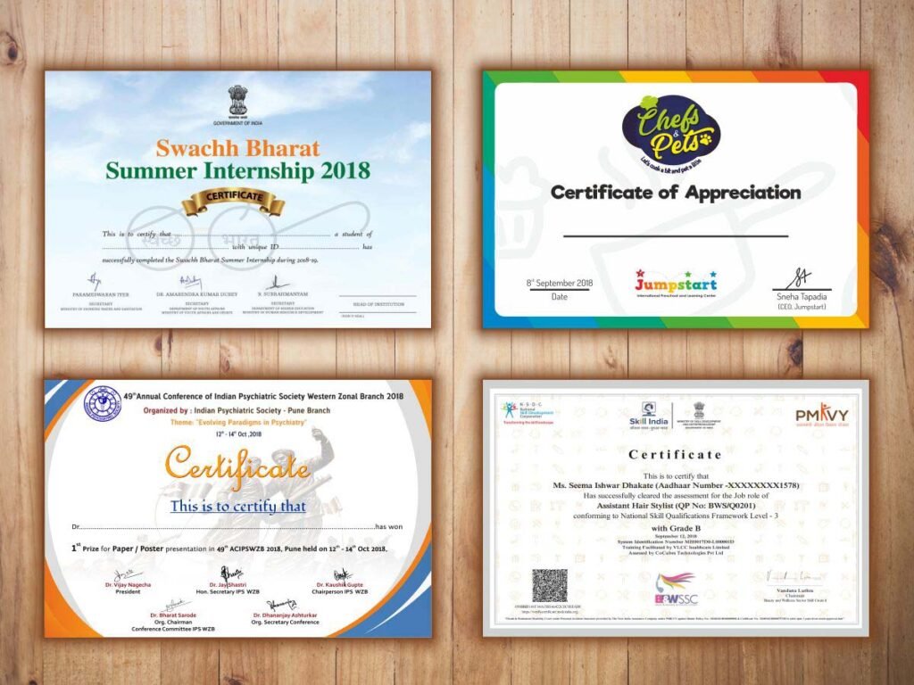 Certificate Printing Mansfield