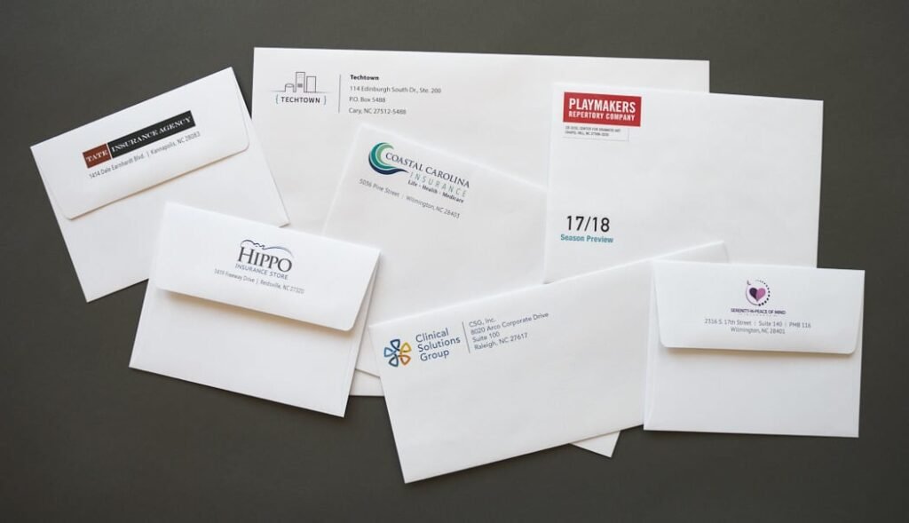 Envelope Printing Mansfield