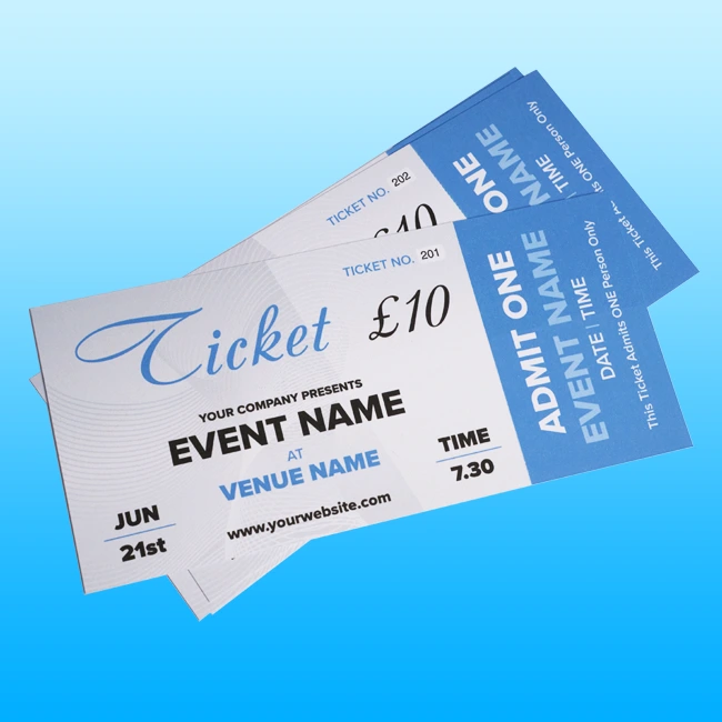 Tickets Printing Mansfield